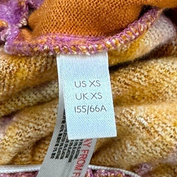 Out From Under Women's Tie Dye Drawstring Pull On Short Orange Multi Size XS - Picture 5 of 7